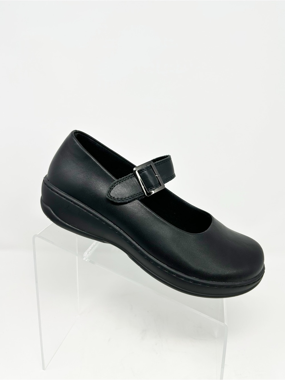 Spring Step Wisteria Mary Jane Work Shoes Womens Black Comfort Buckle Size 9